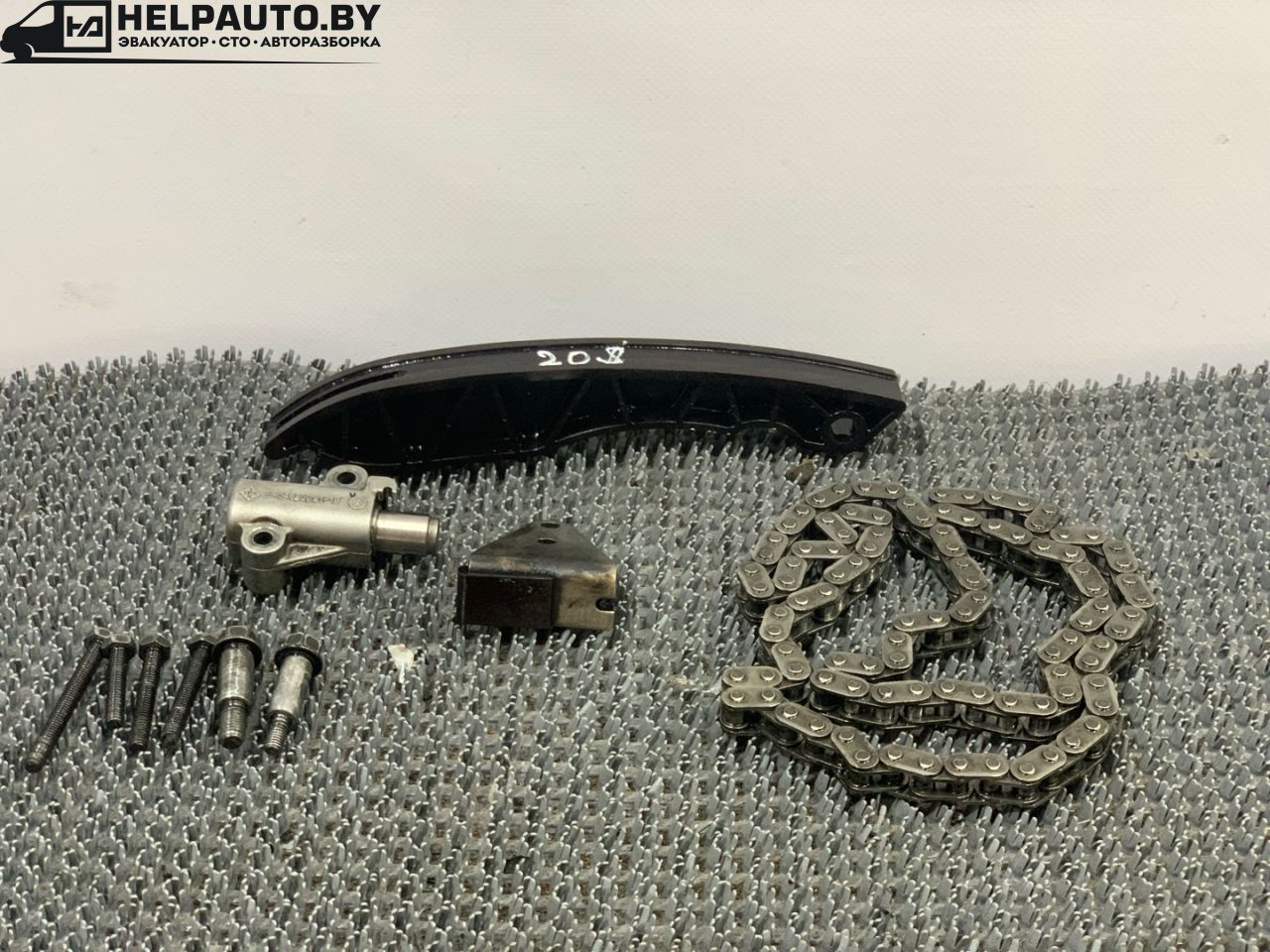 механизм натяжения ремня, цепи Kia Sorento 1 поколение 2005, 2.5 л., CRDi, D4CB, дизель, МКПП, черный, внедорожник 5 дв., полный подключаемый привод - фото №1