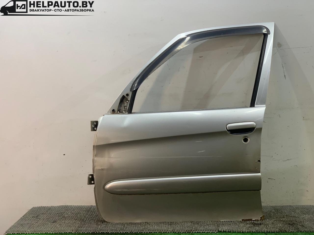 дверь передняя левая Citroen Xsara Picasso 1 поколение 2002, 2.0 л., бензин, МКПП, серый, передний привод - фото №1