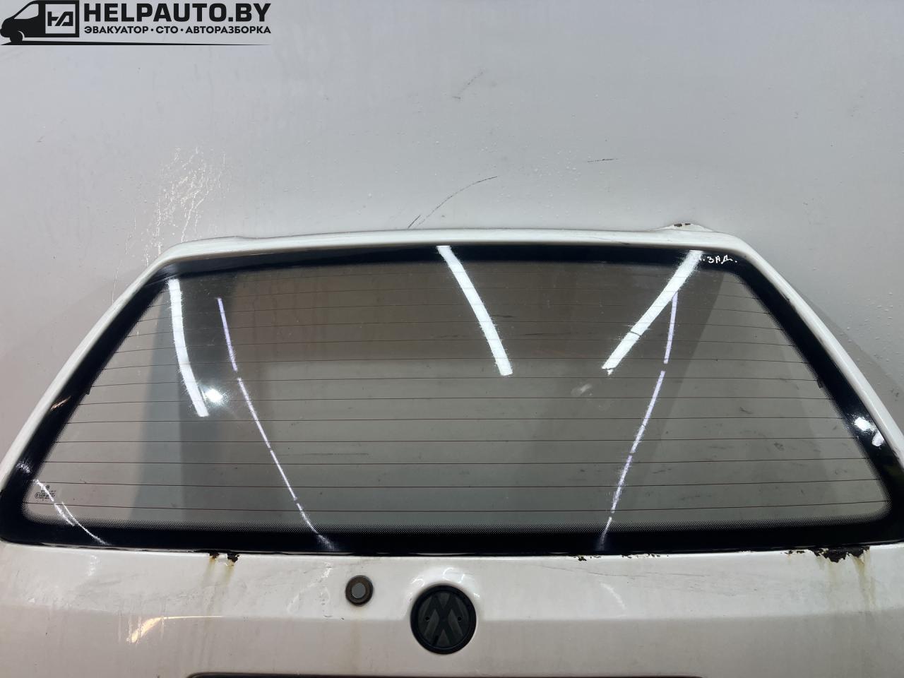 стекло заднее Volkswagen Golf 3 поколение 1995, 1.9 л., AEY, дизель, МКПП, белый, универсал, передний привод, 43R-001057, DOT27M310AS2 - фото №1