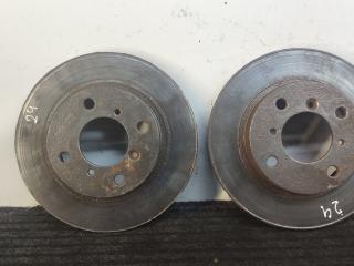 диск тормозной передний Suzuki Baleno 1 поколение 2002, 1.5 л., бензин, МКПП, чёрный, седан