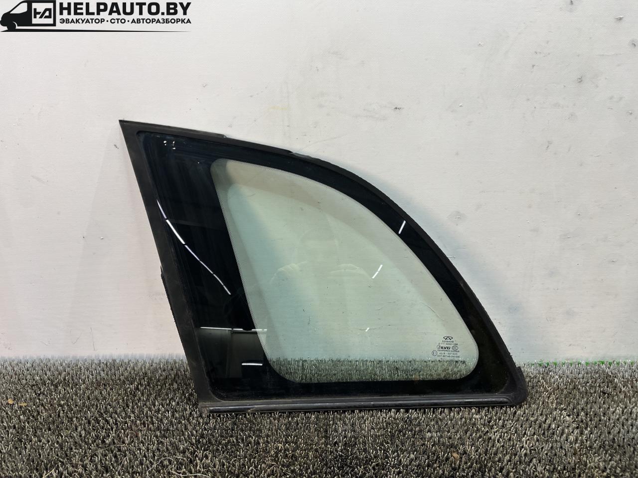 стекло кузовное боковое левое Chery, бензин, МКПП, чёрный, внедорожник 5 дв., 43R-001533, DOT-827AS-2M-532 - фото №1