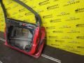 дверь передняя левая Ford Focus 2 поколение 2006, 1.6 л., HWDA, бензин, МКПП, красный, хетчбэк 5 дв., передний привод - фото №4