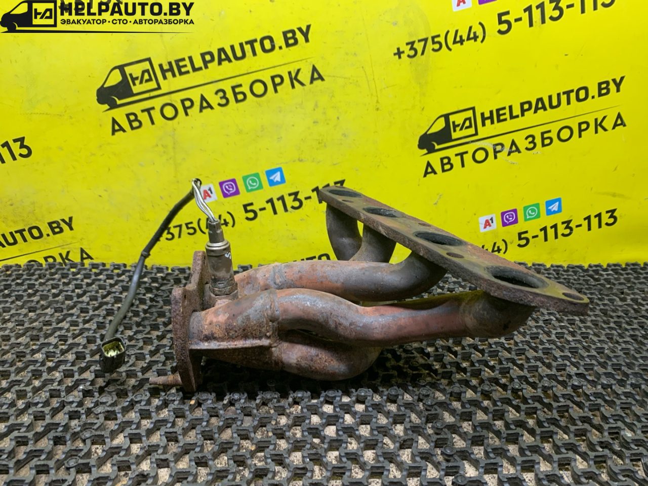 коллектор выпускной Rover 400 Series 2 поколение 1999, 1.4 л., 14 K4F, бензин, МКПП, зеленый, хетчбэк 5 дв., передний привод - фото №1