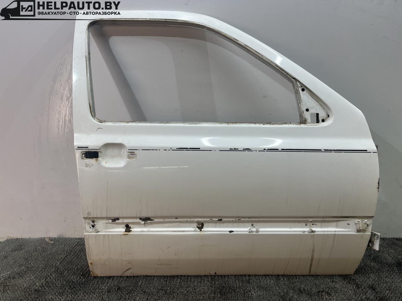 дверь передняя правая Volkswagen Golf 3 поколение 1995, 1.9 л., AEY, дизель, МКПП, белый, универсал, передний привод - фото №1