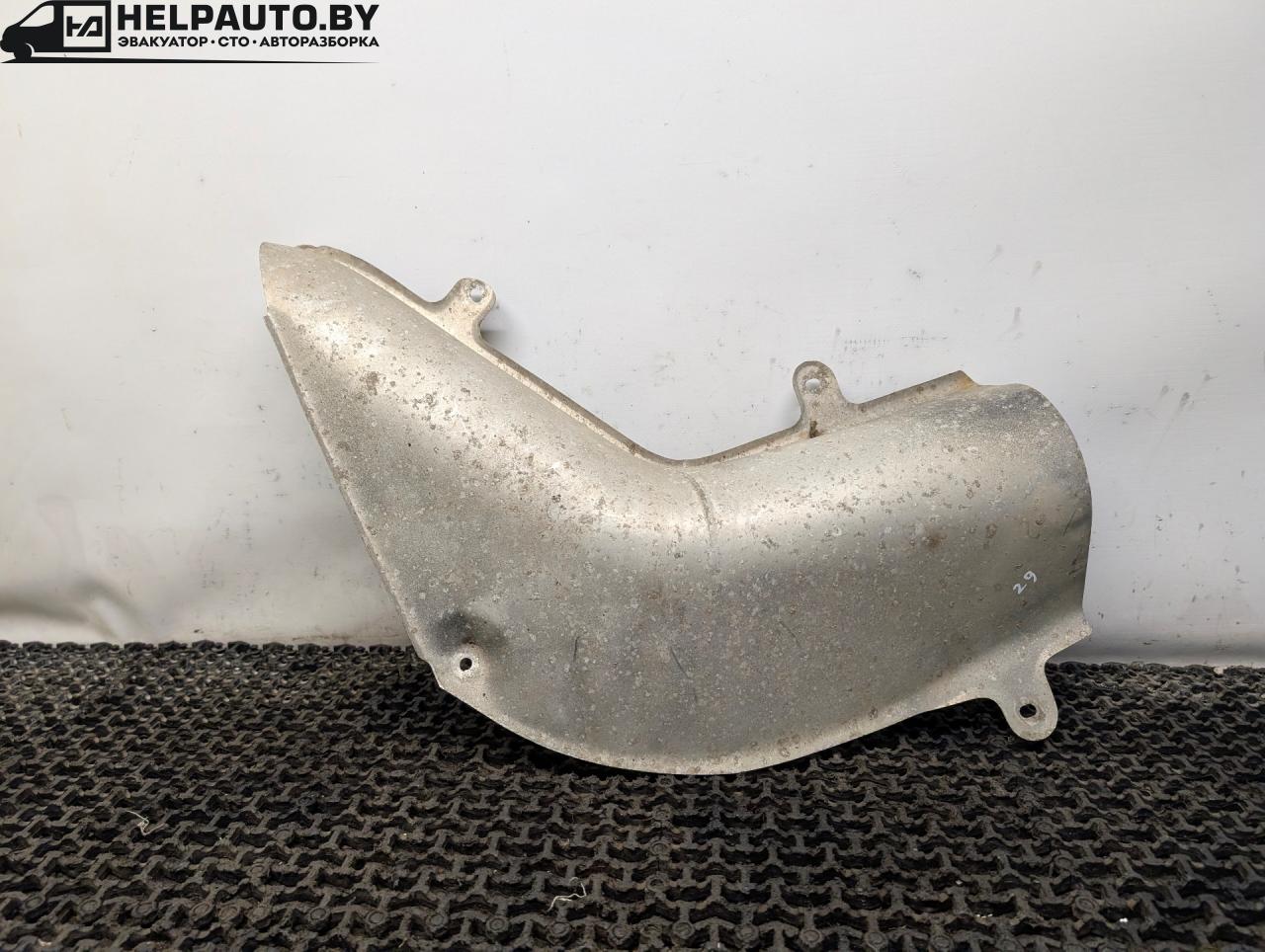 тепловой экран глушителя Citroen Xsara 1 поколение 1998, 1.6 л., бензин, 5МКПП, зелёный, хетчбэк 3 дв., передний привод - фото №1