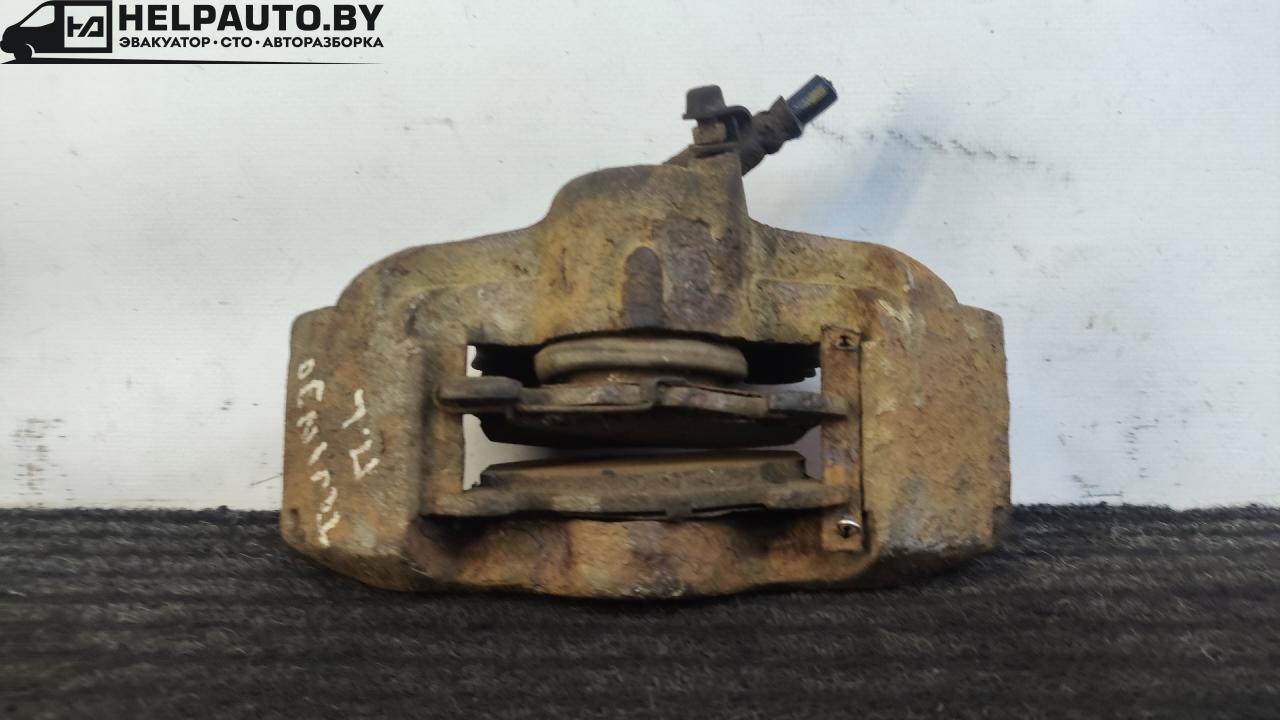 суппорт передний левый Renault Twingo 1 поколение 1996, 1.2 л., C3G 700, бензин, МКПП, желтый, хетчбэк 3 дв., передний привод, 356519 - фото №1