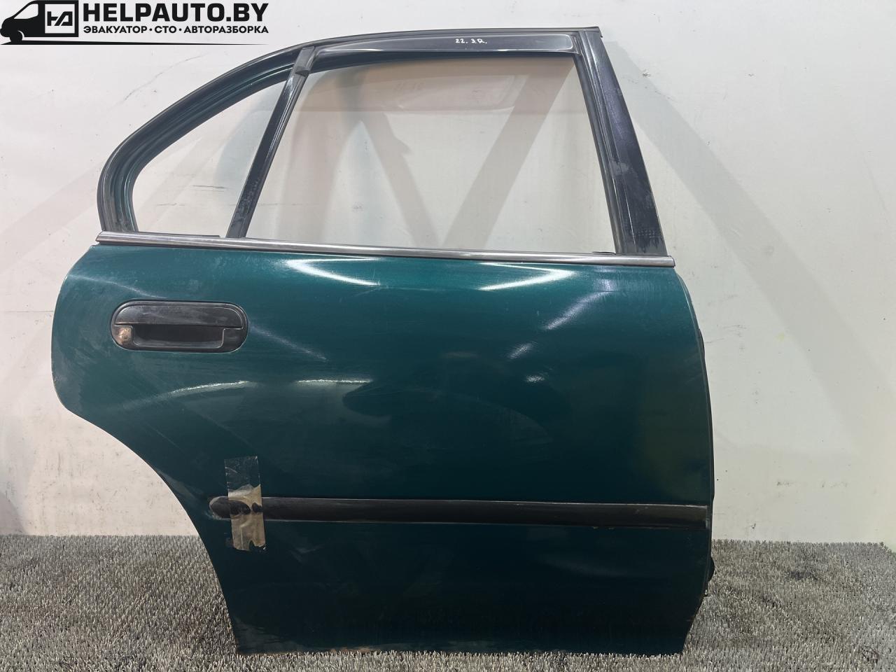 дверь задняя правая Rover 600 Series 1 поколение 1994, 2.0 л., бензин, МКПП, зелёный, седан, передний привод - фото №1