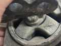 подушка крепления двигателя Opel Zafira 1 поколение (A) 1999, 1.8 л., бензин, МКПП, серый, передний привод, 90576772 - фото №7