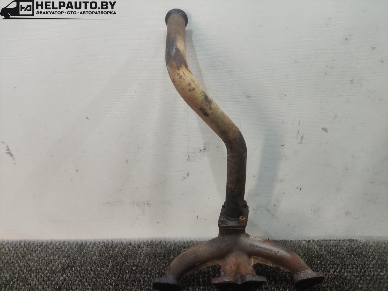 коллектор выпускной Lada 2108 1 поколение 1986, 1.1 л., бензин, МКПП, задний привод, 2108-10080252 - фото №1