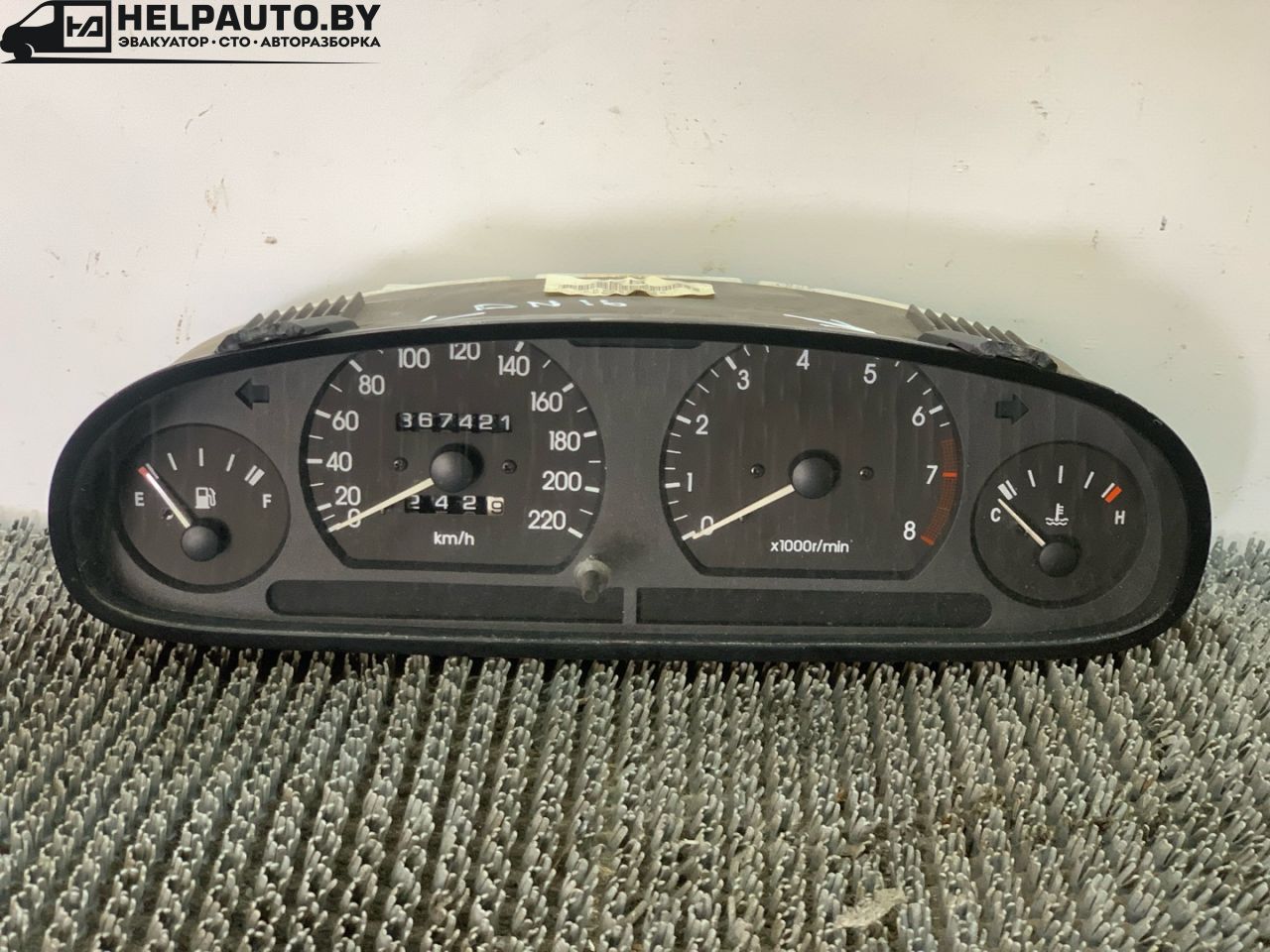 щиток приборов (приборная панель) Daewoo Nubira J100 1998, 1.6 л., i, A16DMS, бензин, МКПП, зелёный металлик, хетчбэк 5 дв., передний привод, 96259808, KR7I250026 - фото №1