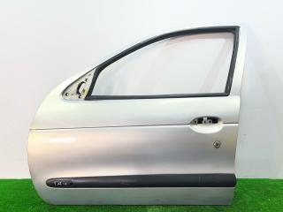 дверь передняя левая Renault Megane 1 поколение [рестайлинг] 2000, 1.6 л., бензин, МКПП, серый, универсал, передний привод