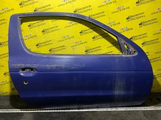 дверь передняя правая Renault Megane 1 поколение 1996, 1.6 л., K7M 702, бензин, МКПП, синий, купе, передний привод