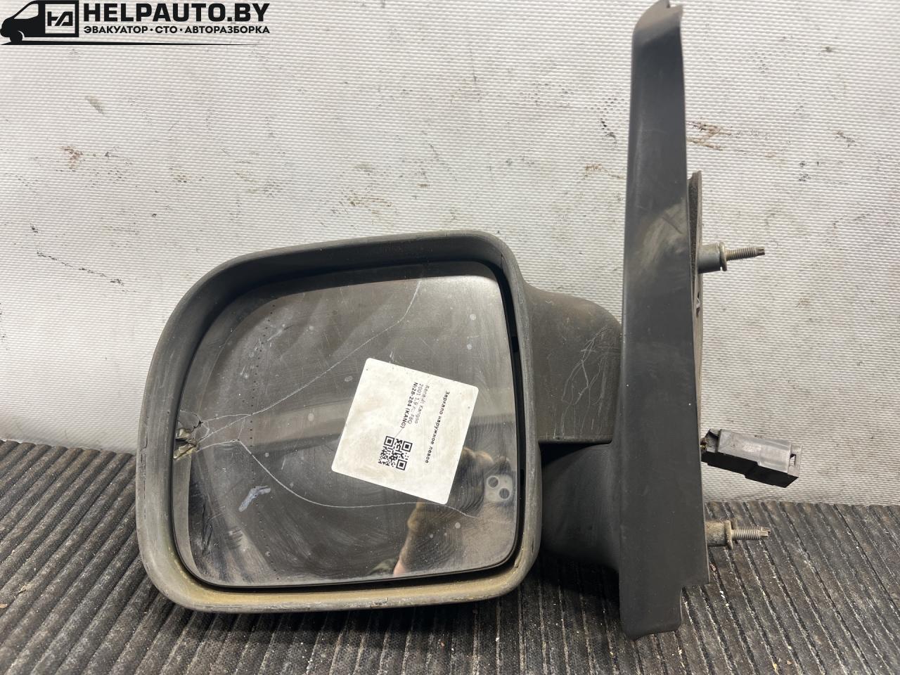 зеркало наружное левое Renault Kangoo 1 поколение 2001, 1.9 л., F8Q 620, дизель, МКПП, серый - фото №1