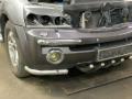 молдинг переднего бампера Kia Sorento 1 поколение 2006, 2.5 л., D4CB, дизель, АКПП, серый, внедорожник 5 дв., полный подключаемый привод - фото №3