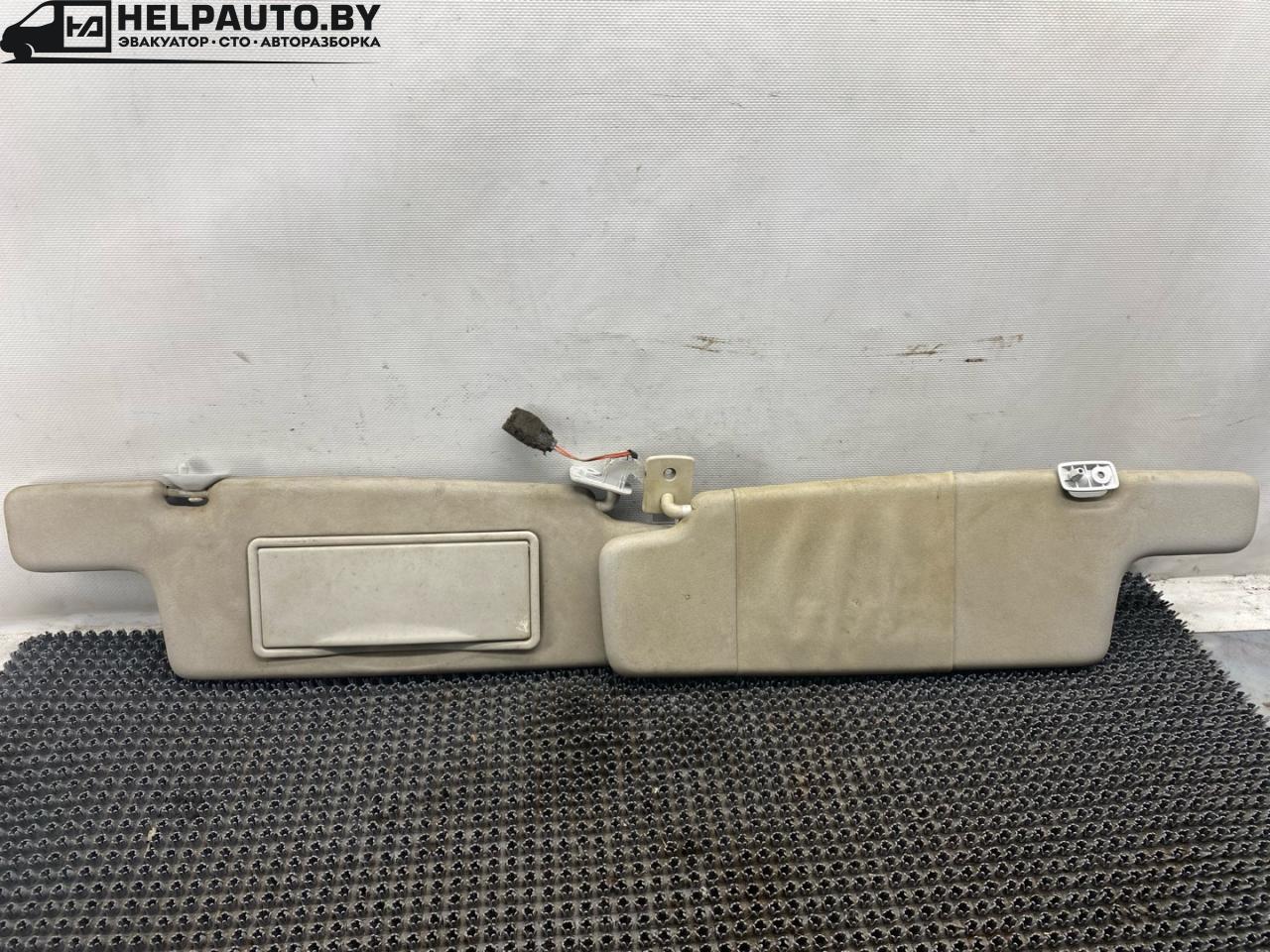 козырек солнцезащитный Volkswagen Vento 1 поколение 1991, 1.8 л., бензин, МКПП, серый, седан, передний привод, 1HO857559 - фото №1
