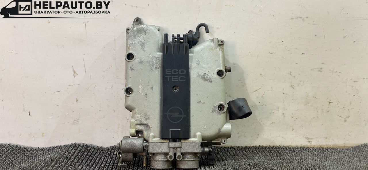 коллектор впускной Opel Omega B 1999, 3.0 л., бензин, АКПП, чернозеленый, седан, задний привод, 90411870 - фото №1