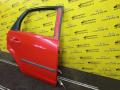 дверь задняя правая Ford Focus 2 поколение 2006, 1.6 л., HWDA, бензин, МКПП, красный, хетчбэк 5 дв., передний привод - фото №2