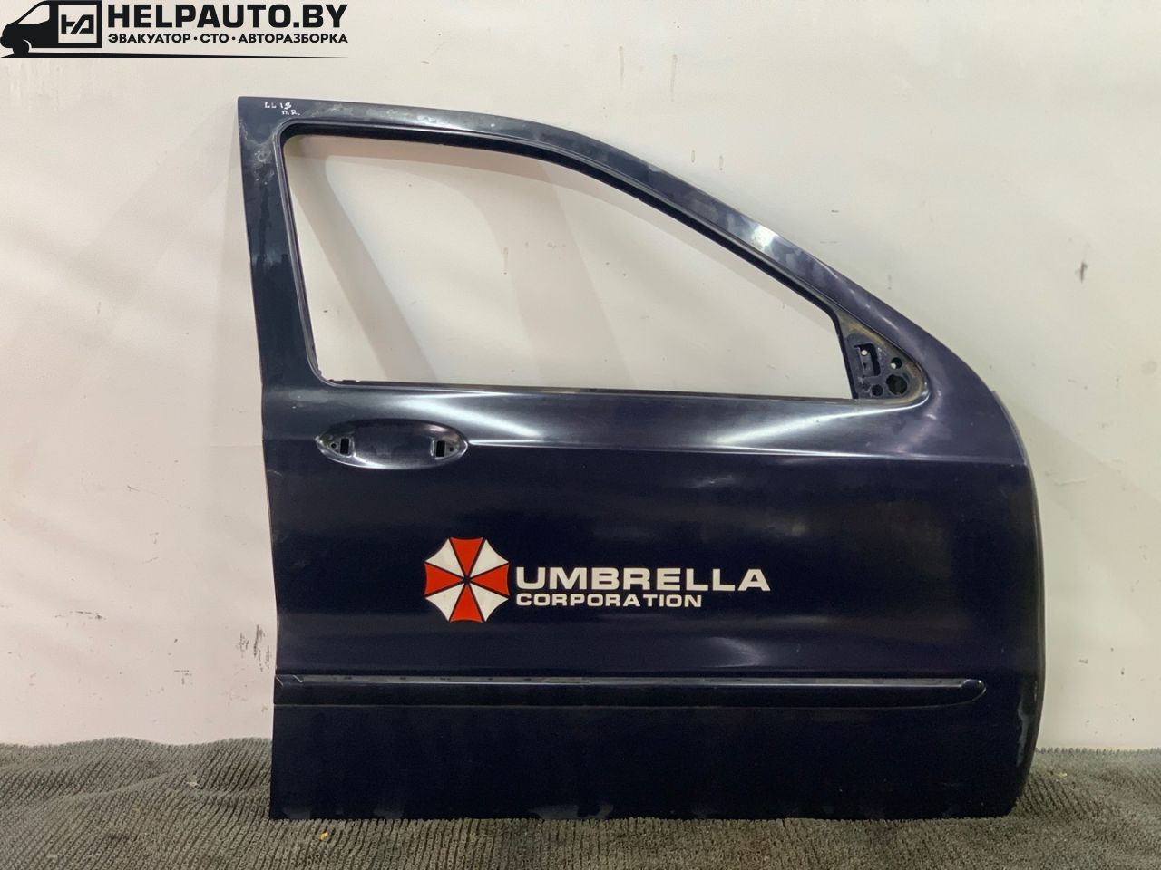 дверь передняя правая Lancia Lybra 1 поколение 839 2000, 1.8 л., i, 839 A9.000, бензин, МКПП, синий, универсал, передний привод - фото №1