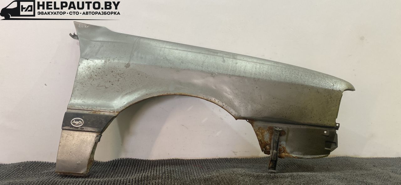 крыло переднее правое Audi 80 B3 89/B3 1991, 1.8 л., бензин, МКПП, серый, седан, передний привод - фото №1