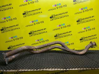 труба приемная глушителя Audi 100 С3 1986, 1.8 л., бензин, МКПП, белый, универсал, передний привод