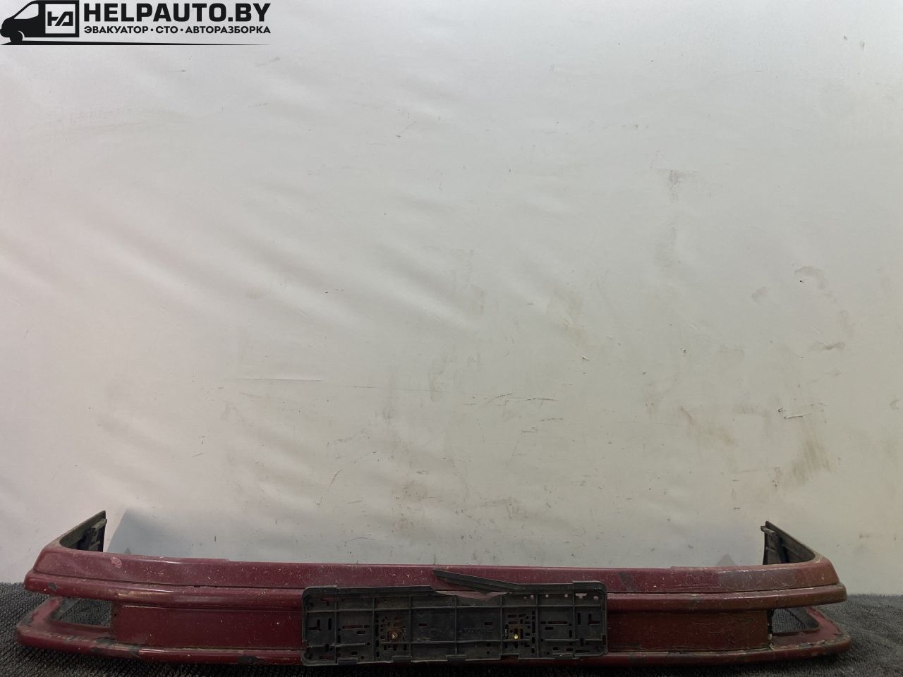 бампер передний Nissan Bluebird T12/T72 1987, 2.0 л., бензин, МКПП, бордовый, хетчбэк 5 дв., передний привод - фото №1