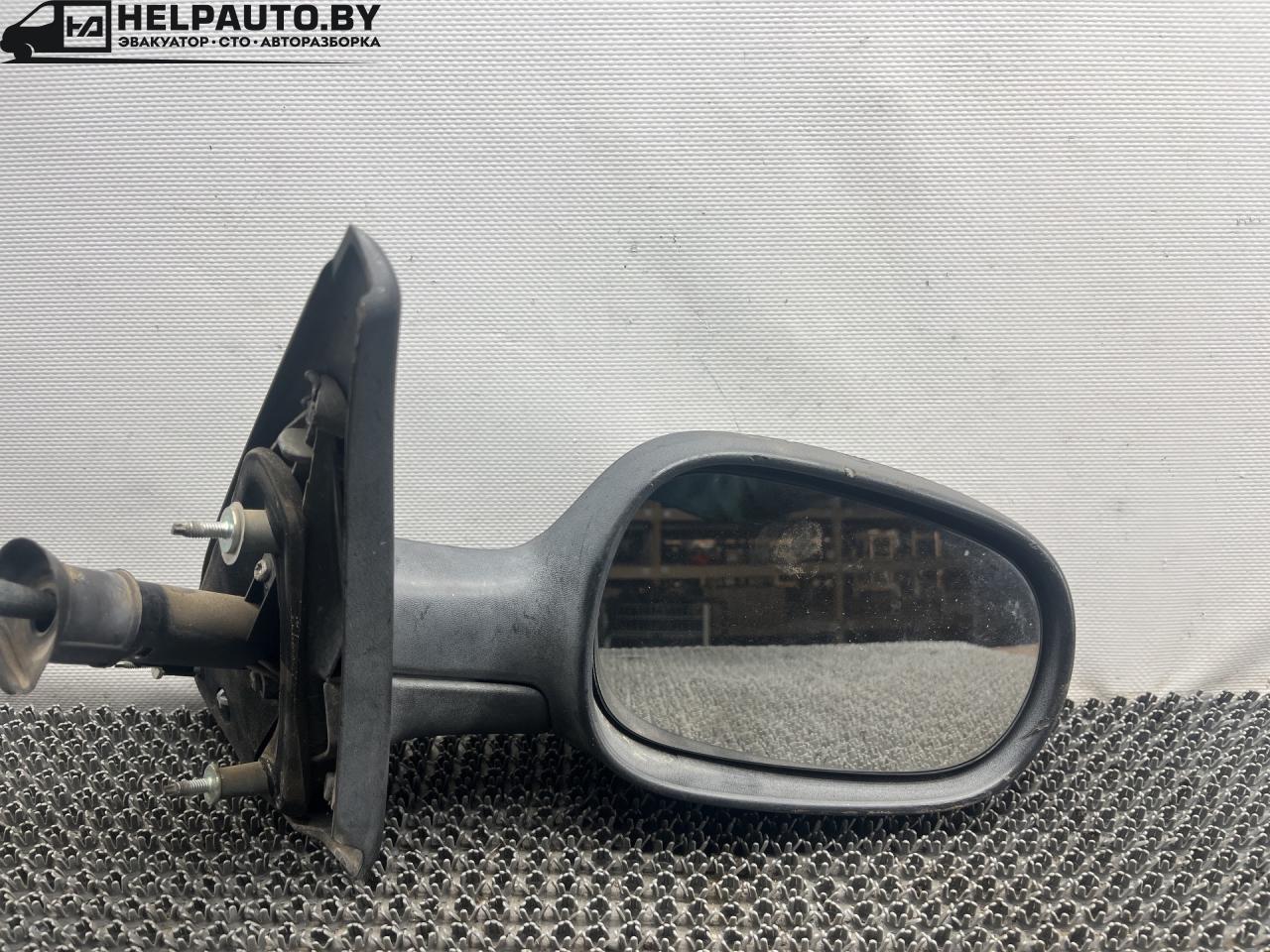 зеркало наружное правое Renault Megane 1 поколение 1996, 1.6 л., бензин, МКПП, черный, хетчбэк 5 дв., передний привод - фото №1