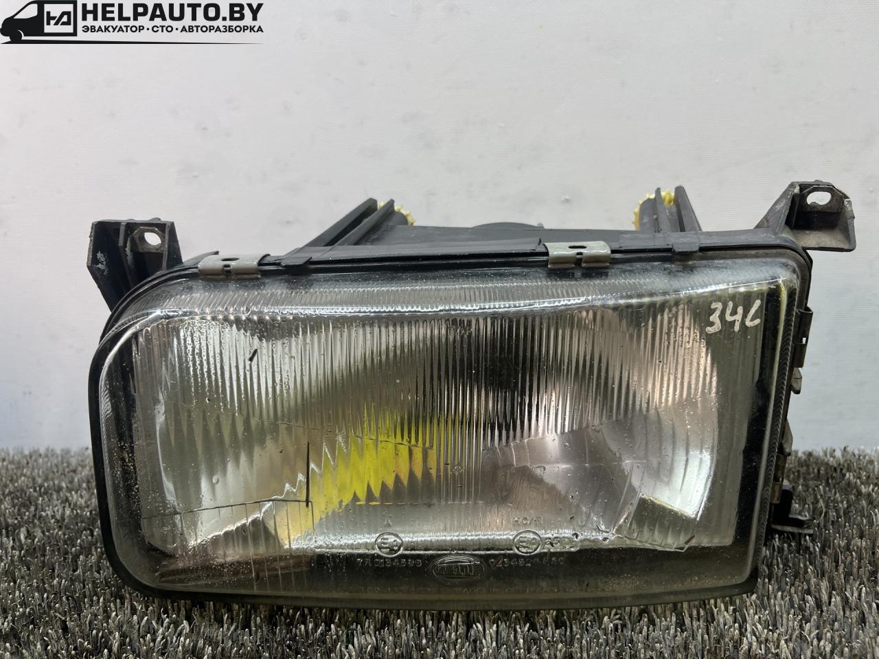 фара левая Volkswagen Passat B3 1991, 1.8 л., бензин, МКПП, белый, седан, передний привод, 133479-00LI - фото №1