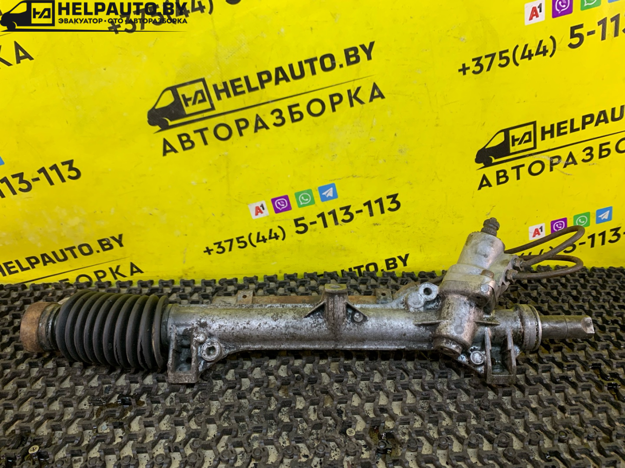 рулевая рейка Peugeot 405 1 поколение 1992, 1.6 л., BDY (XU5M2Z), бензин, МКПП, синий, седан, передний привод - фото №1