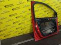 дверь передняя левая Ford Focus 2 поколение 2006, 1.6 л., HWDA, бензин, МКПП, красный, хетчбэк 5 дв., передний привод - фото №5