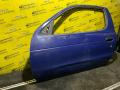 дверь передняя левая Renault Megane 1 поколение 1996, 1.6 л., K7M 702, бензин, МКПП, синий, купе, передний привод - фото №2