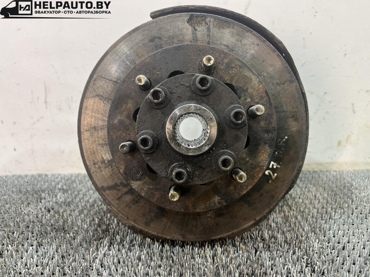 ступица передняя правая Hyundai Terracan 1 поколение 2003, 2.5 л., D4BH, дизель, АКПП, серебристый, внедорожник 5 дв., полный подключаемый привод - фото №1