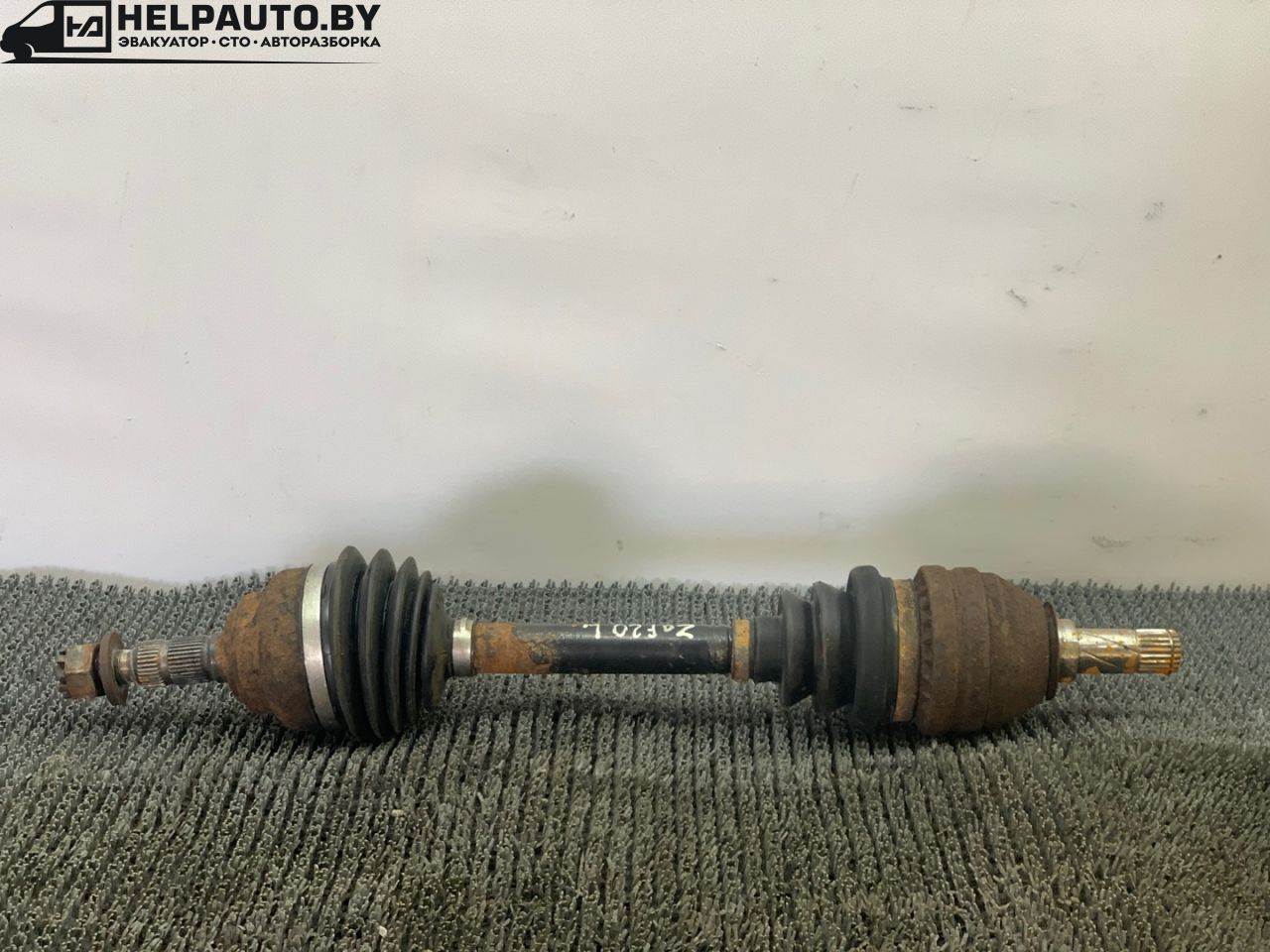 полуось передняя левая (приводной вал, ШРУС) Opel Zafira 1 поколение (A) 1999, 2.0 л., бензин, МКПП - фото №1