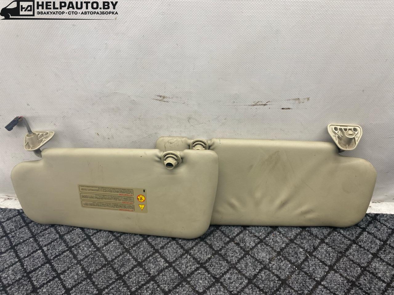 козырек солнцезащитный Nissan Primera P12 2002, 2.2 л., дизель, универсал, передний привод - фото №1