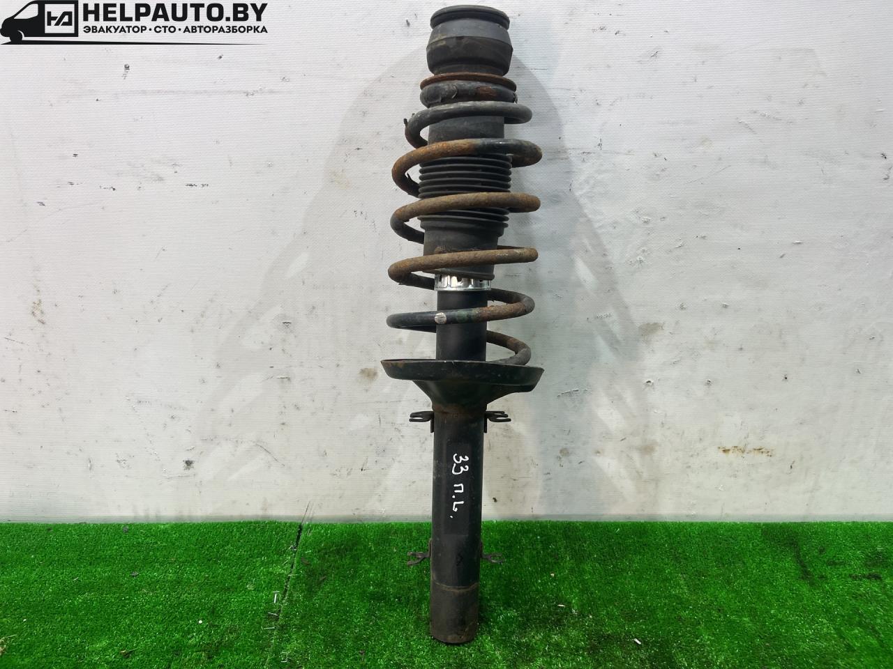 стойка передняя левая Volkswagen Jetta 4 поколение 2001, 2.0 л., AQY, бензин, МКПП, синий, седан, передний привод - фото №1