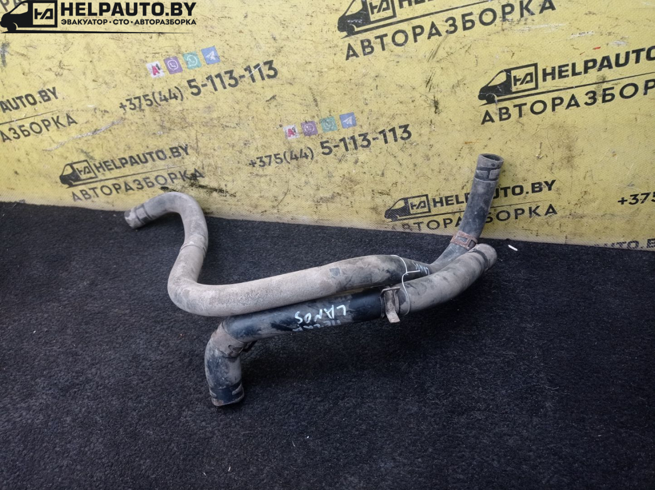 патрубок отопителя (печки) Daewoo Lanos T100 2000, 1.5 л., бензин, МКПП, фиолетовый, хетчбэк 5 дв., передний привод - фото №1
