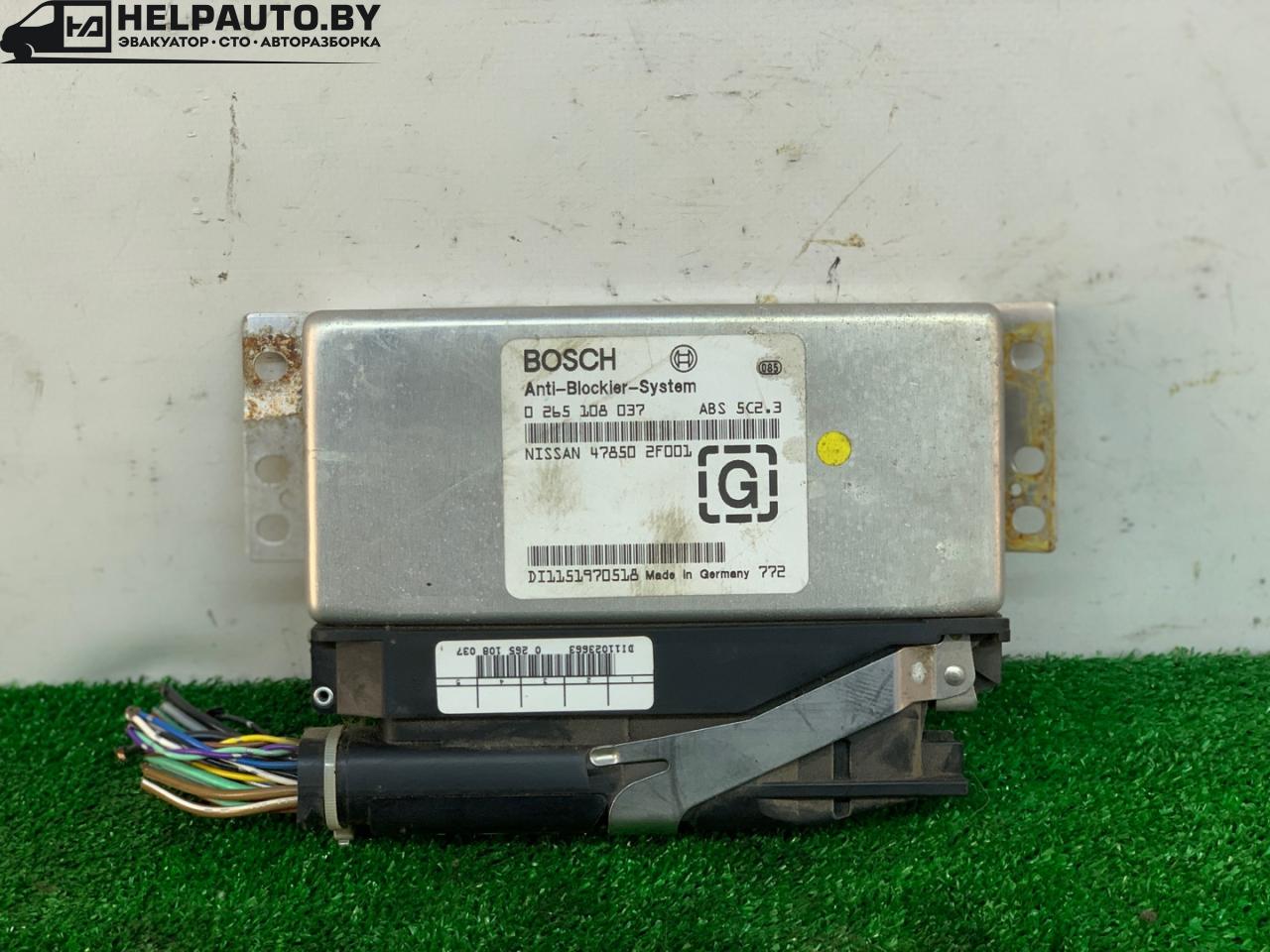 Блок управления ABS/ESP Nissan Primera P11 1998, 2.0 л., SR20DE, бензин, 5МКПП, серебристый, седан, передний привод, 0265108037, 478502F001 - фото №1