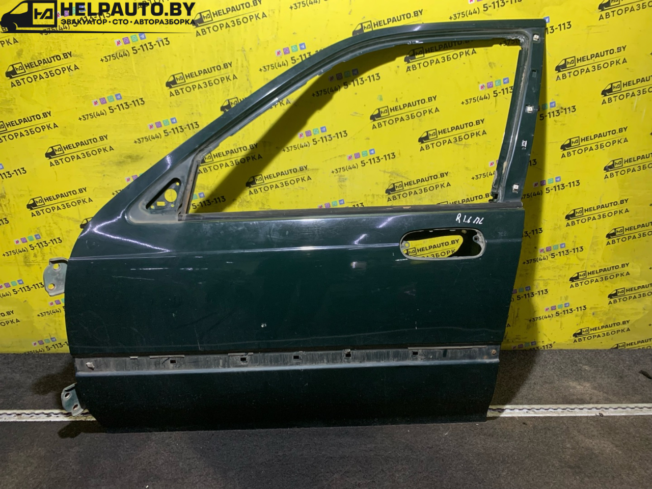 дверь передняя левая Rover 400 Series 2 поколение 1999, 1.4 л., 14 K4F, бензин, МКПП, зеленый, хетчбэк 5 дв., передний привод - фото №1