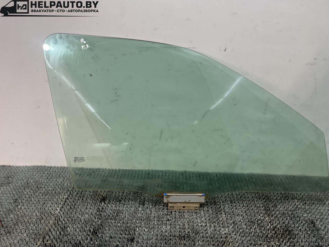 стекло двери передней правой Ford Mondeo 2 поколение 1999, 1.8 л., RFN, дизель, МКПП, белый, универсал, передний привод, 43R-00021 - фото №1