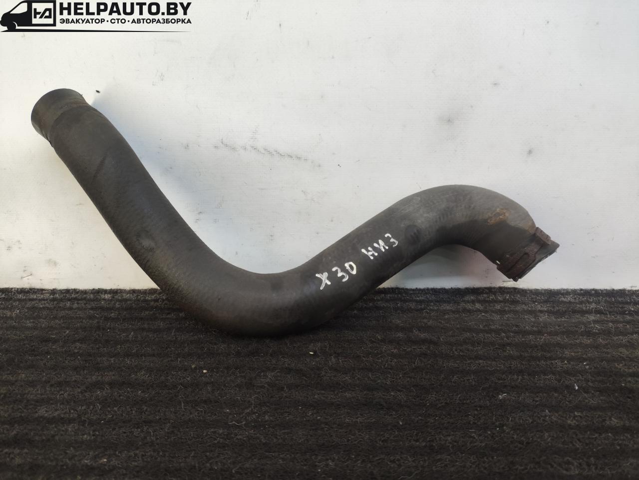 патрубок радиатора Opel Omega B 1999, 3.0 л., бензин, АКПП, чернозеленый, седан, задний привод - фото №1