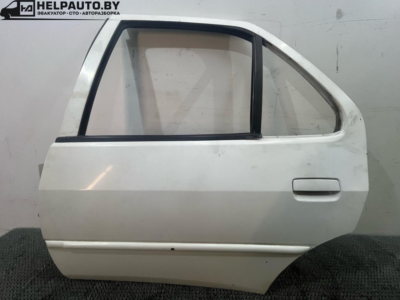 дверь задняя левая Peugeot 306 1 поколение 1997, 1.9 л., D9B (XUD9A), дизель, МКПП, белый, универсал, передний привод - фото №1