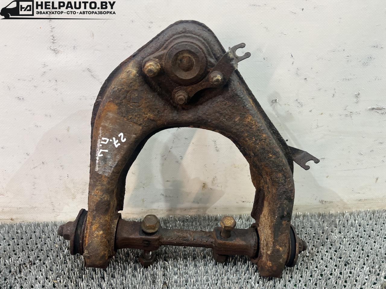 рычаг передний левый Hyundai Terracan 1 поколение 2003, 2.5 л., D4BH, дизель, АКПП, серебристый, внедорожник 5 дв., полный подключаемый привод - фото №1