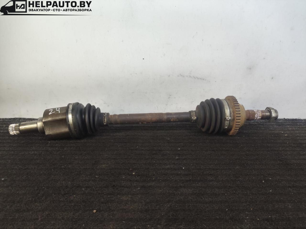 полуось передняя левая (приводной вал, ШРУС) Iran Khodro Samand 1 поколение 2009, 1.6 л., бензин, МКПП, чёрный, седан, передний привод - фото №1