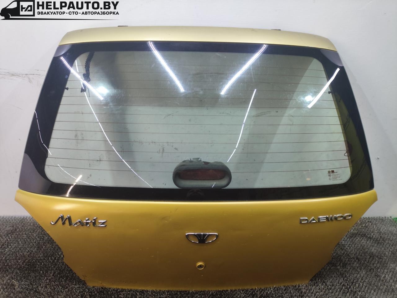 крышка багажника (дверь 3-5) Daewoo Matiz M100 (1998 - 2001), 0.8 л., бензин, МКПП, передний привод - фото №1