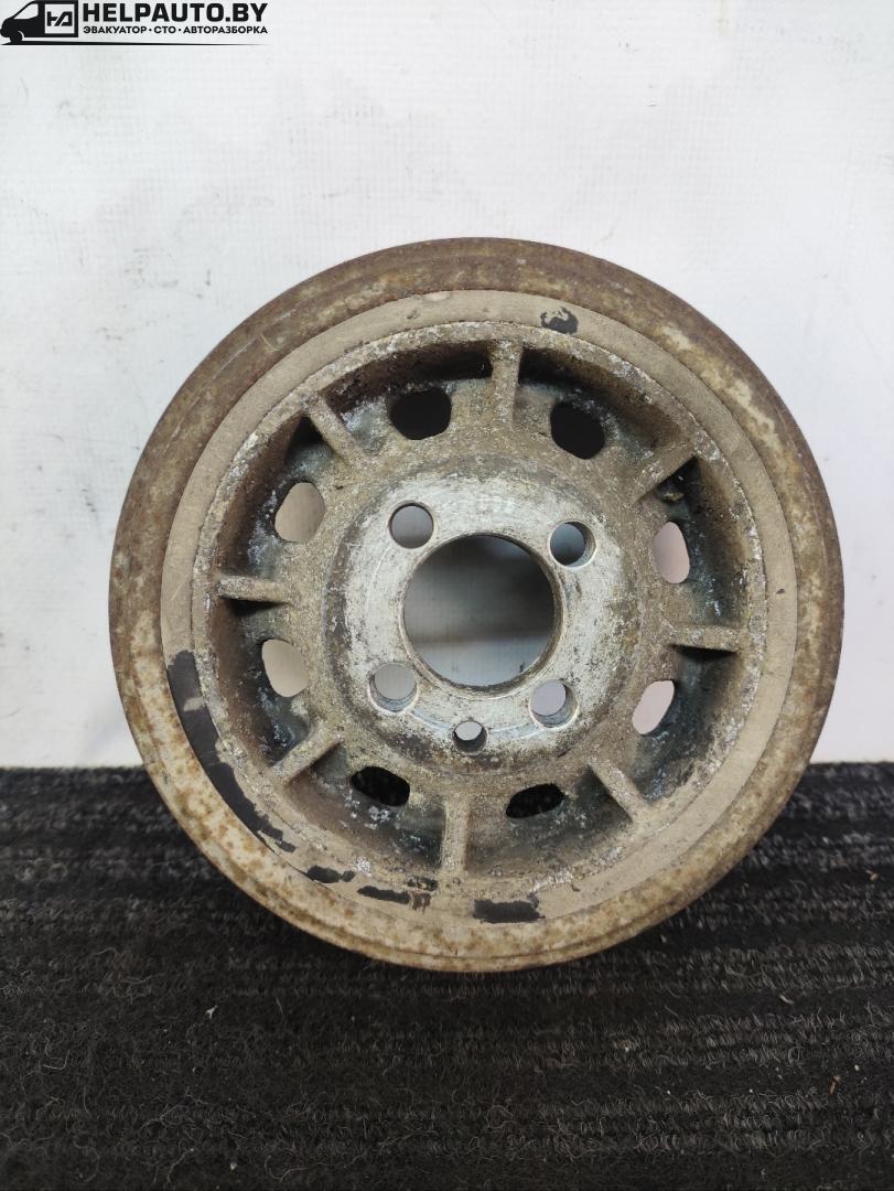 шкив коленвала Fiat Punto 1 поколение 1997, 1.2 л., бензин, МКПП, белый, хетчбэк 5 дв., 390-440HZ - фото №1