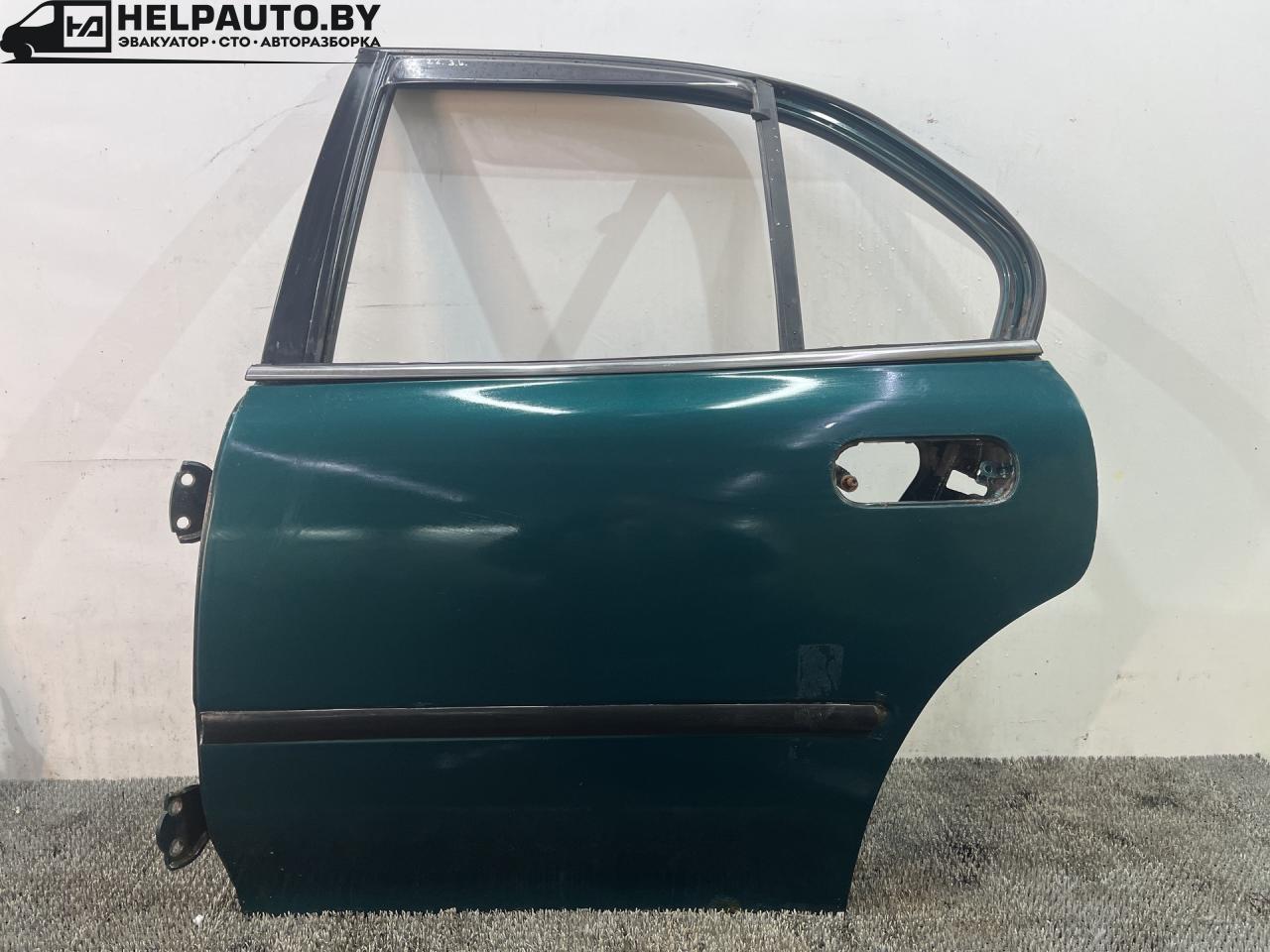 дверь задняя левая Rover 600 Series 1 поколение 1994, 2.0 л., бензин, МКПП, зелёный, седан, передний привод - фото №1