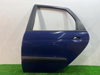 дверь задняя левая Renault Scenic 1 поколение 1998, 1.9 л., F9Q 734, дизель, синий, минивэн, передний привод