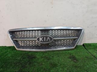 решетка радиатора Kia Sorento 1 поколение 2006, 2.5 л., дизель, МКПП, серебристый, внедорожник 5 дв., полный подключаемый привод