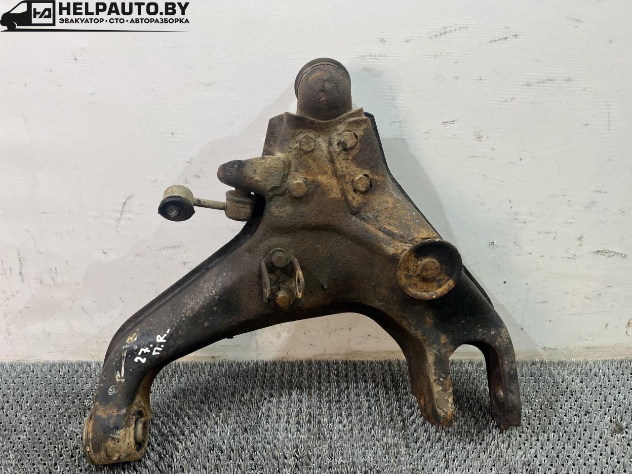 рычаг передний правый Hyundai Terracan 1 поколение 2003, 2.5 л., D4BH, дизель, АКПП, серебристый, внедорожник 5 дв., полный подключаемый привод - фото №1