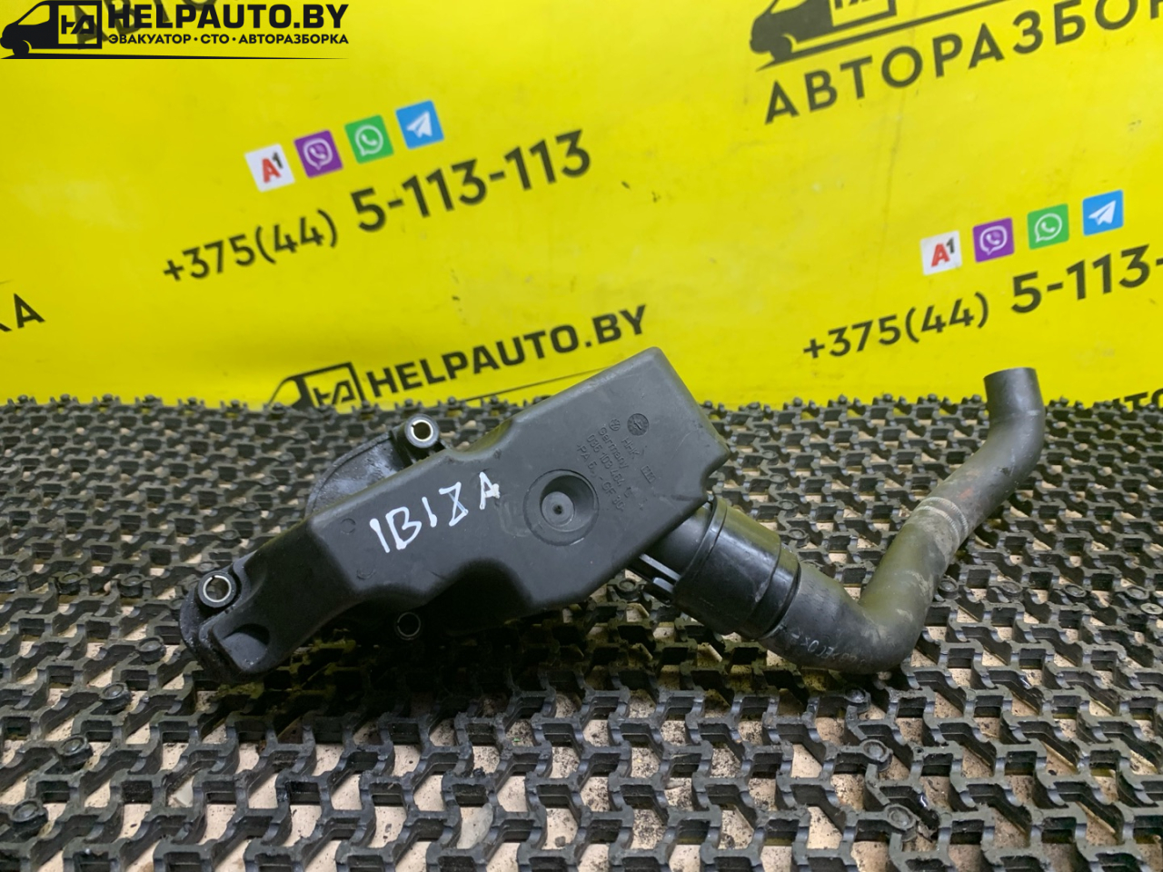 маслоотделитель (сапун) SEAT Ibiza 2 поколение 1998, 1.6 л., ALM, бензин, 5МКПП, синий, хетчбэк 5 дв., передний привод - фото №1