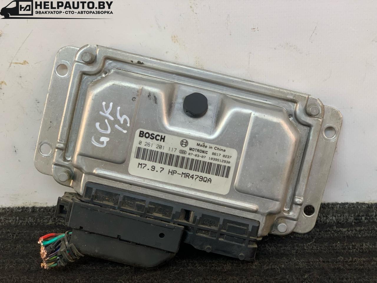 блок управления двигателем Geely CK Otaka 1 поколение CK1 2007, 1.5 л., бензин, МКПП, синий металлик, седан, передний привод, 0261201117, HP-MR479QA - фото №1